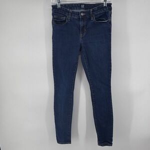 GAP Denim Women's 27 Regular Legging Jeans‎ Dark Wash Casual (28" inseam)
